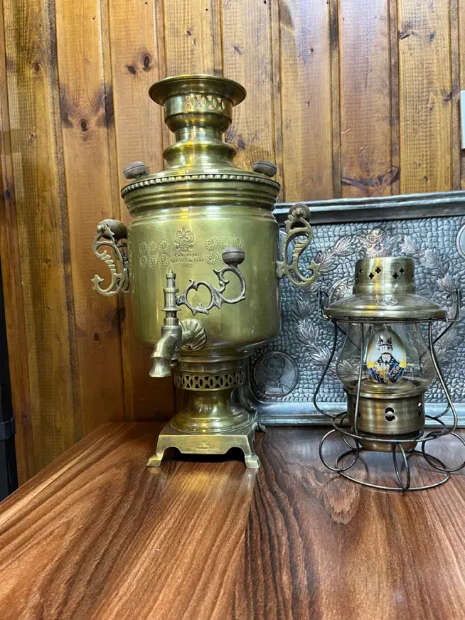 سماور ذغالی ۱۲ مهر سنگین|کلکسیون اشیاء عتیقه|ساری, |دیوار