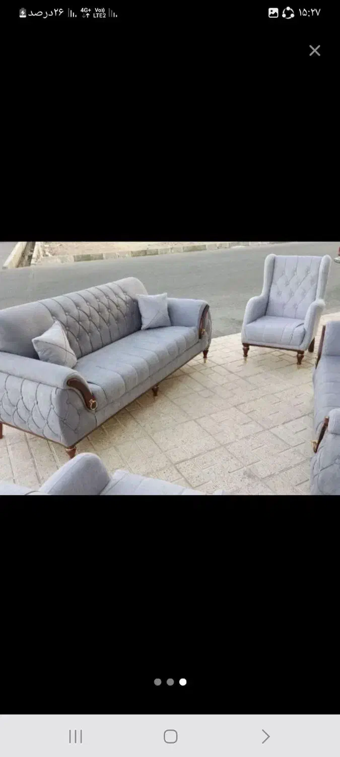 مبل راحتی کارن لوکس،،|مبلمان خانگی و میز عسلی|خمینی‌شهر, |دیوار