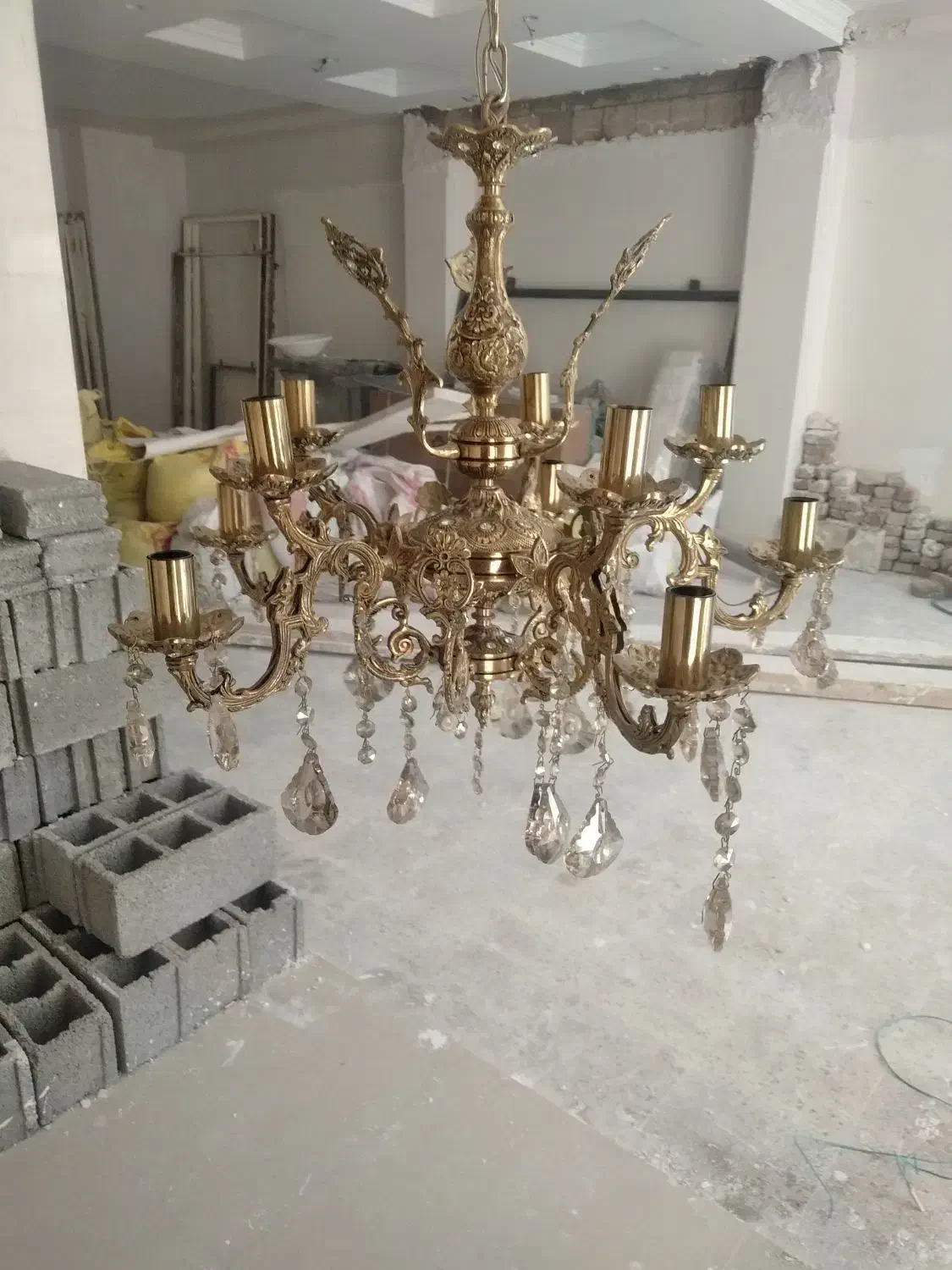 ۲تا۵شاخه۱تا۴شاخه برنز|لوستر و چراغ آویز|تهران, سازمان آب|دیوار