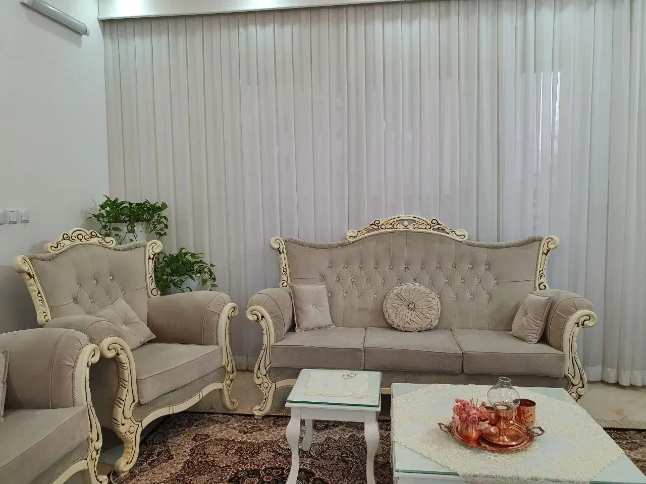 ست مبل ۷ نفره پارچه ترک|مبلمان خانگی و میز عسلی|قم, بنیاد|دیوار