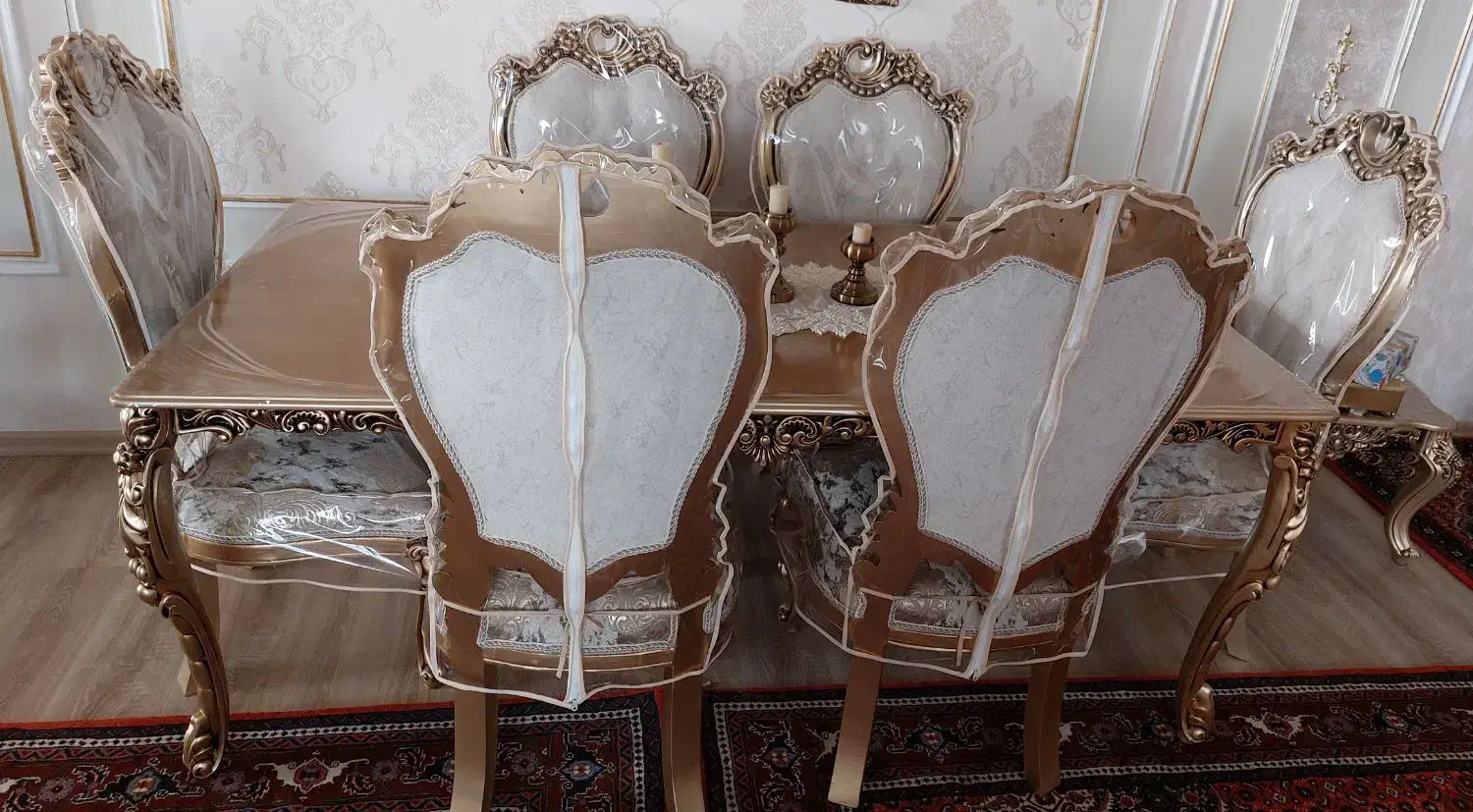 میزغذاخوری ۶ نفره|میز و صندلی غذاخوری|اردبیل, |دیوار