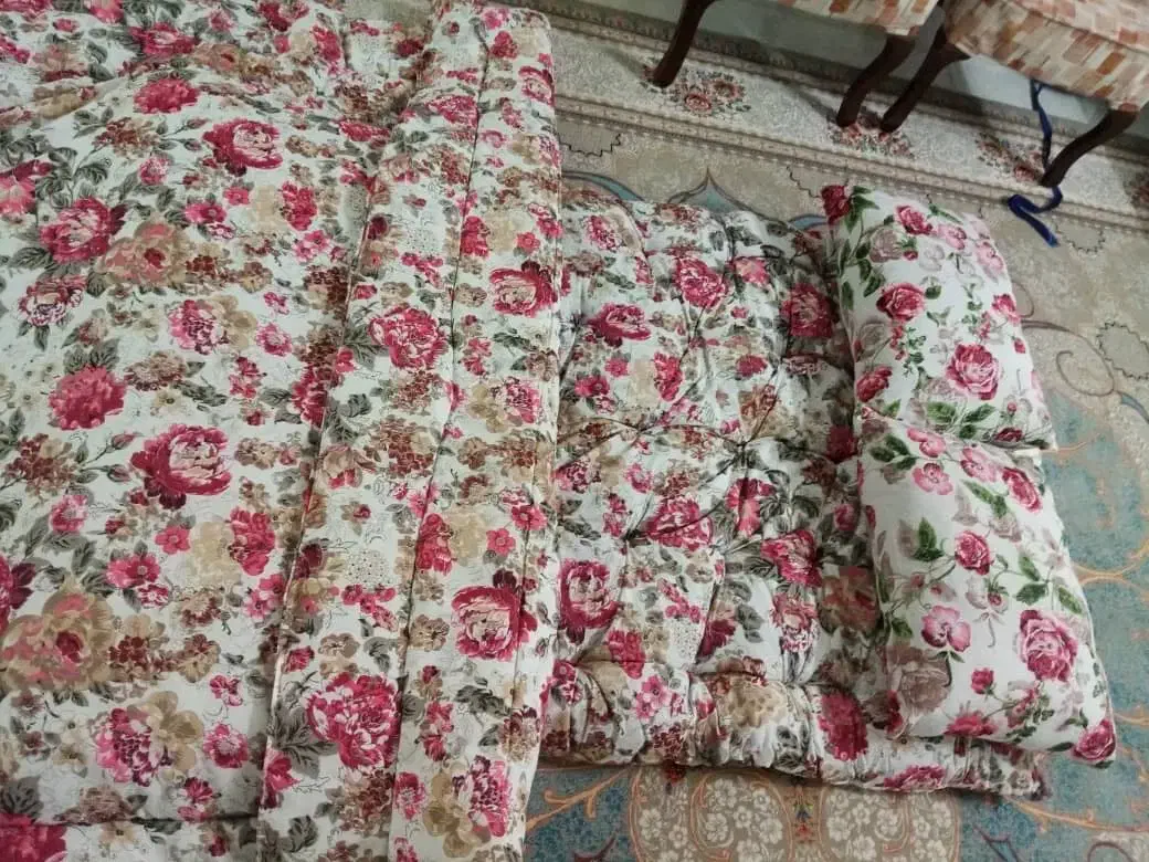 لحاف تشک بالشت دونفره نو کاملا سالم و استفاده نشده|رختخواب، بالش، پتو|ورامین, ورامین|دیوار