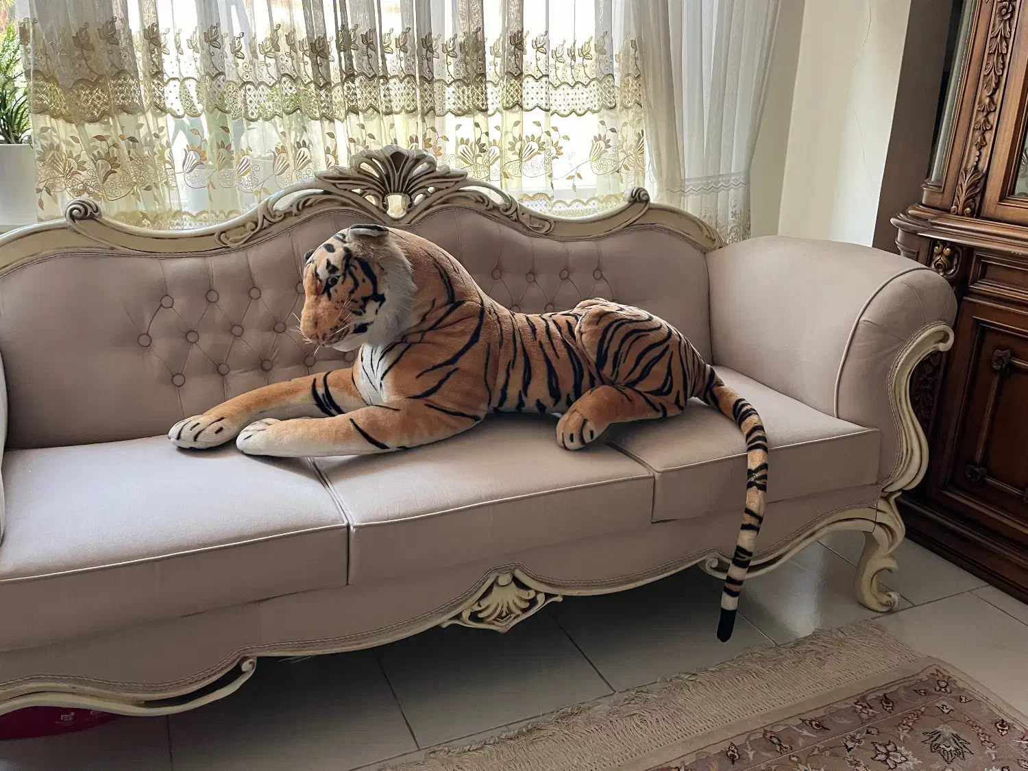 عروسک ببر تزئینی خارجی سایز بزرگ|اسباب‌‌بازی|تهران, بهار|دیوار