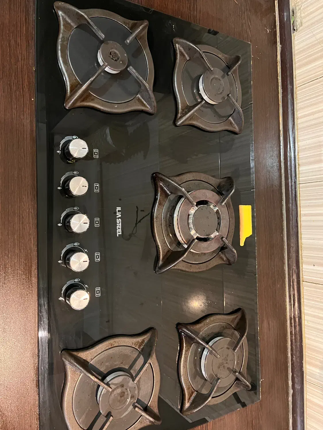 اجاق گاز صفحه ای ایلیا استیل، هود کن و سینک|اجاق گاز و لوازم برقی پخت‌وپز|نسیم‌شهر, |دیوار