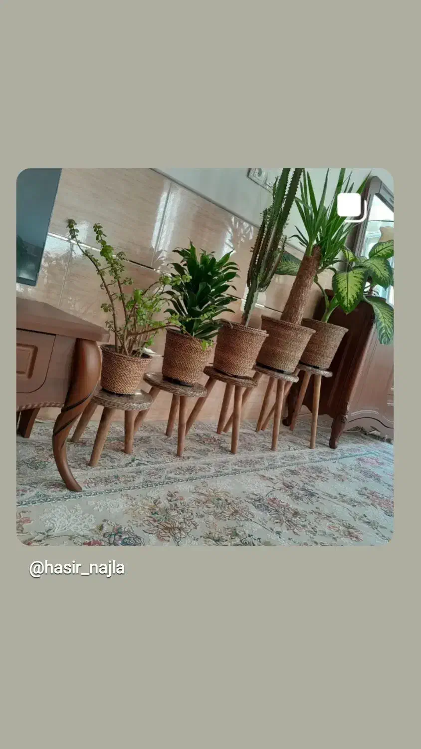 سه‌ پایه و گلدان حصیری|صنایع دستی و سایر لوازم تزئینی|تهران, دکتر هوشیار|دیوار