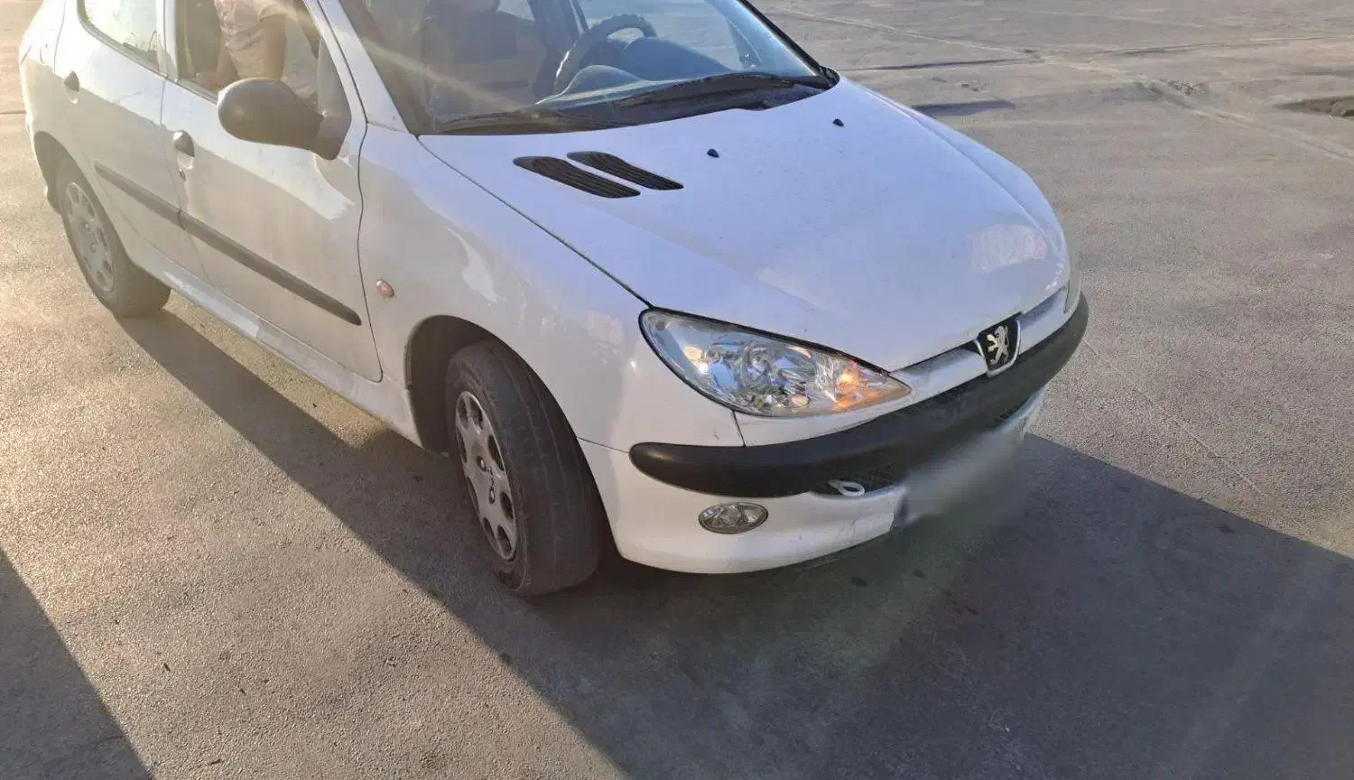 206 مدل 99 رنگ سفید وضعیت بی رنگ|خودرو سواری و وانت|آشخانه, |دیوار