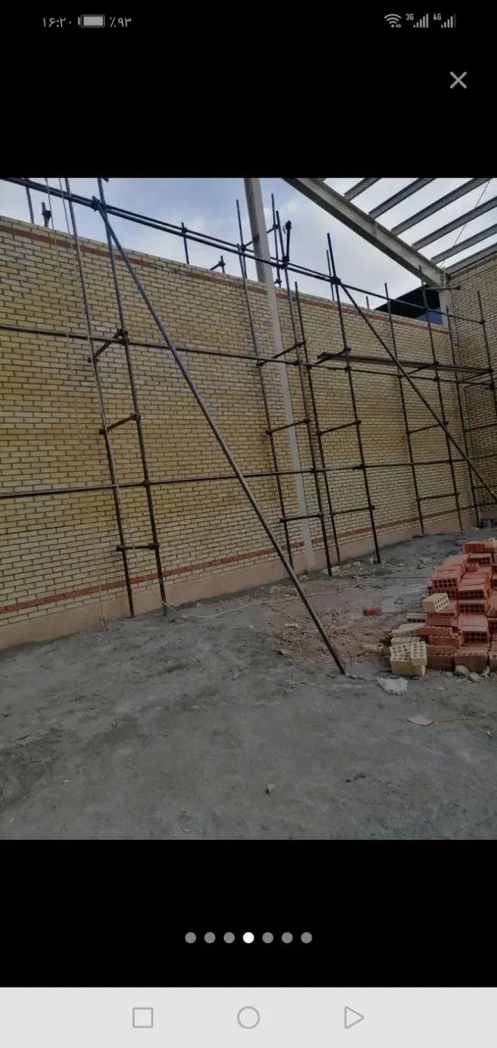 داربست. کار از ما لوله از شما|خدمات پیشه و مهارت|نجفآباد, حومه نجف آباد|دیوار