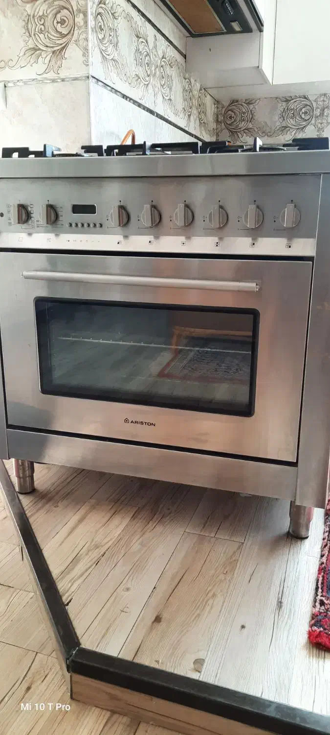 اجاق گاز فر دار ۵ شعله ی سالم اریستون|اجاق گاز و لوازم برقی پختوپز|اندیشه, شهرک المهدی|دیوار