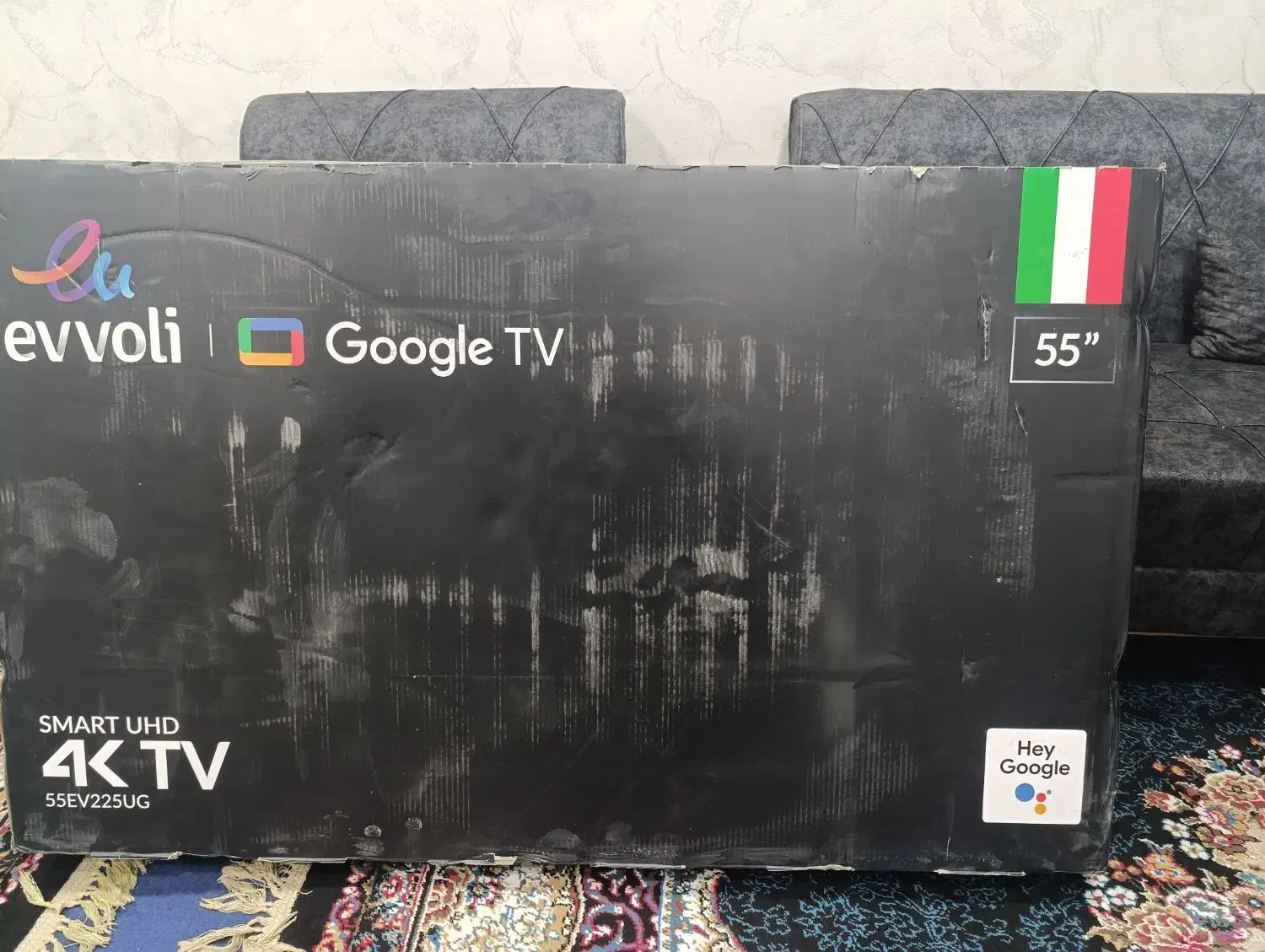 تلویزیون 55و43اینچ|تلویزیون و پروژکتور|دزفول, |دیوار