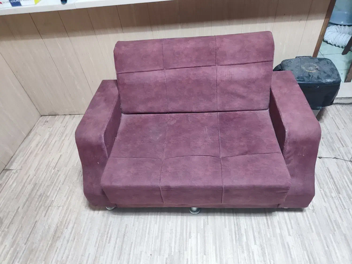 مبل دونفره ۳ عدد|مبلمان خانگی و میز عسلی|شیراز, قلعه نو|دیوار