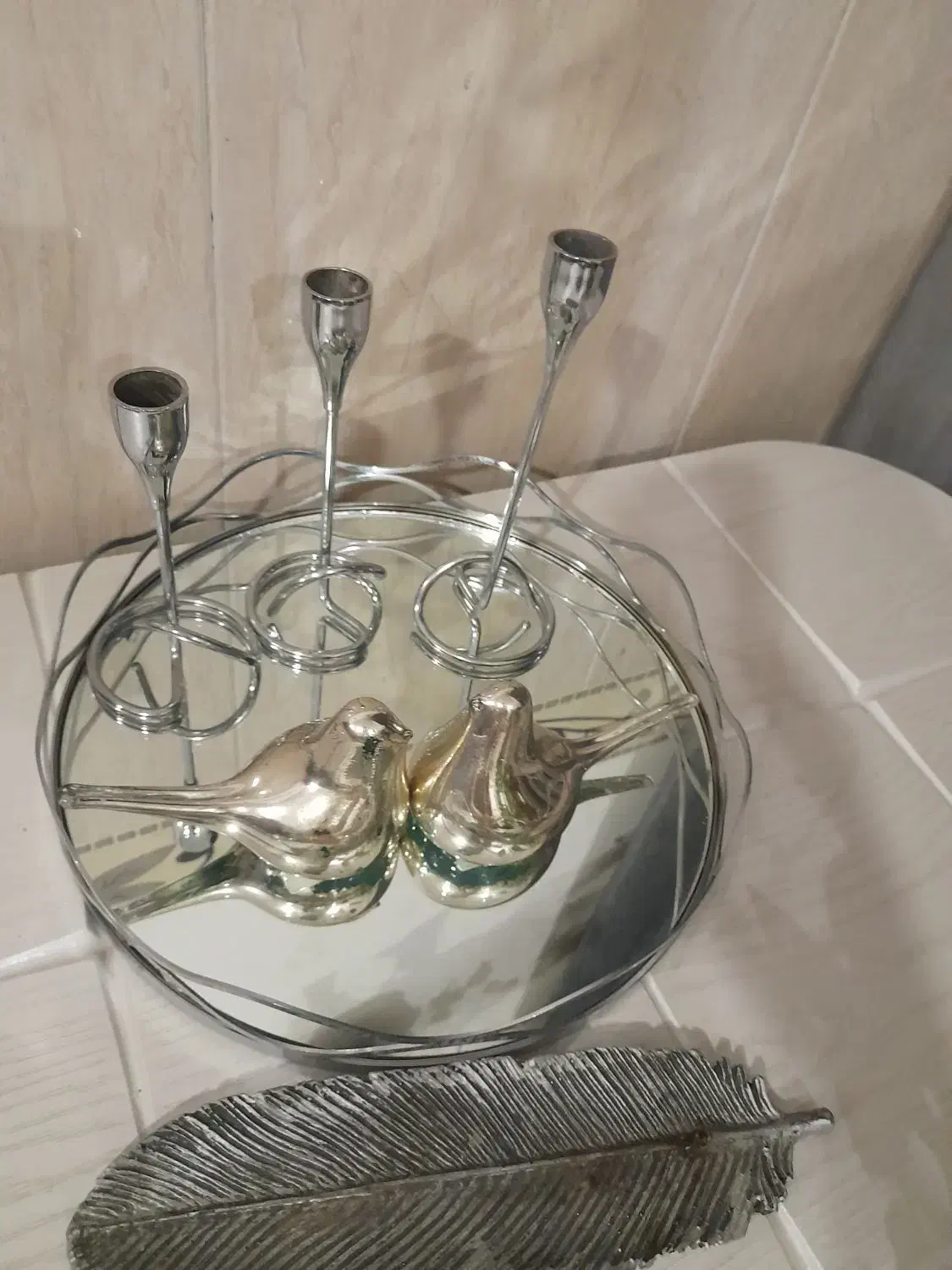 دکوری نقره ای|مجسمه، تندیس، ماکت|تربت‌حیدریه, پائین ولایت|دیوار