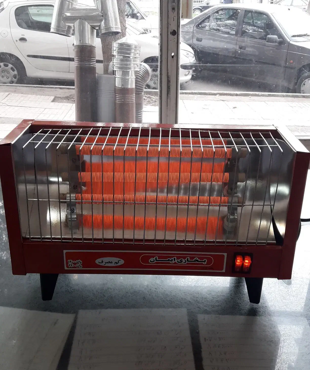 بخاری برقی ۳ شعله ، هیتر برقی|بخاری، هیتر، شومینه|کرمانشاه, |دیوار