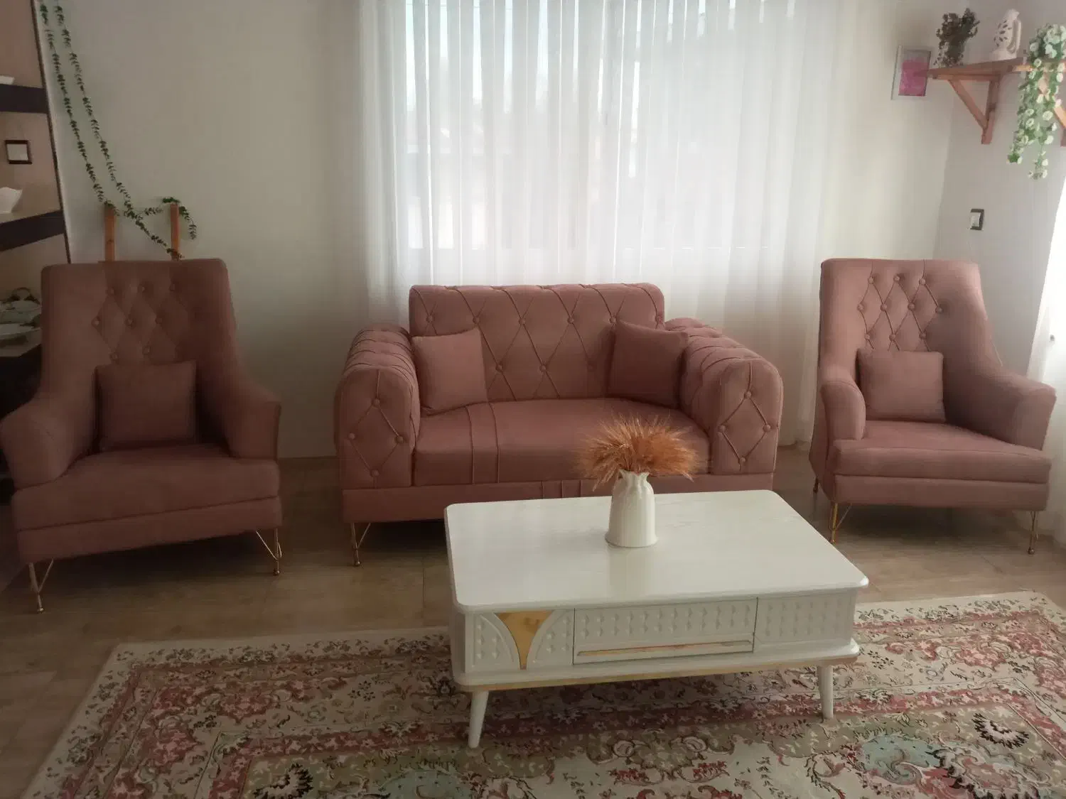 مبل مدل چستر ۷نفره|مبلمان خانگی و میز عسلی|لاهیجان, کوی خزر|دیوار