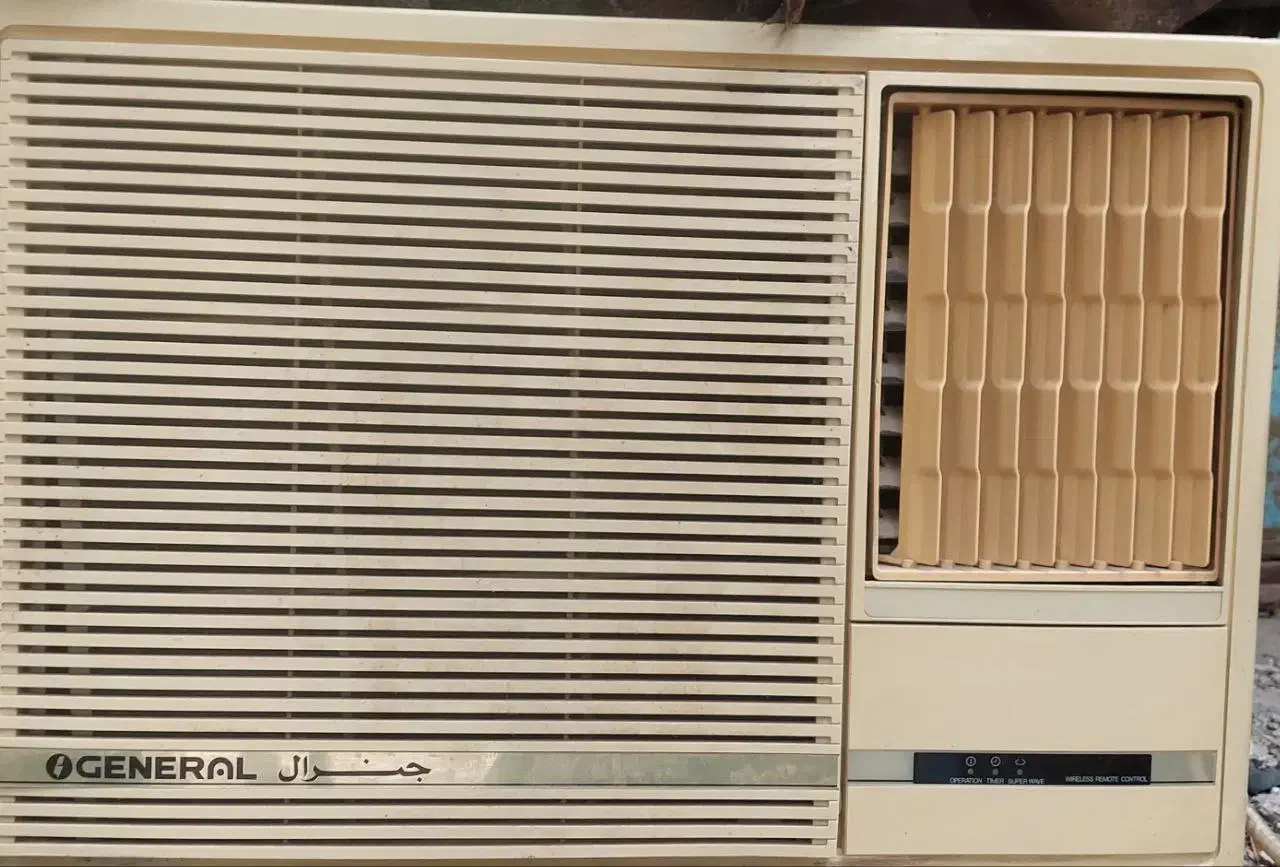 کولرگازی پشت پنجری جنرال|کولر گازی و فن‌کوئل|رستم‌آباد, |دیوار