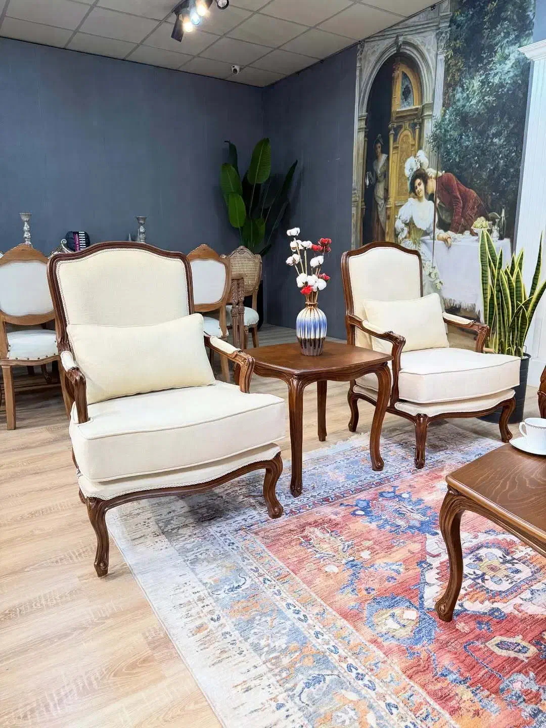 فرانسوی پشت گرد/فرانسوی کویین|مبلمان خانگی و میز عسلی|مشکیندشت, |دیوار