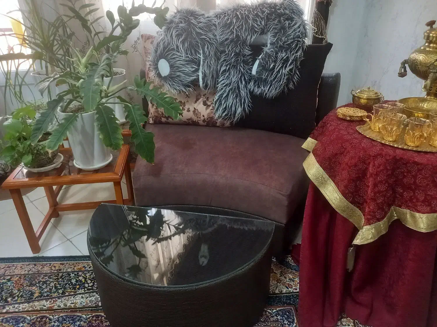 مبل 7 نفره ال|مبلمان خانگی و میز عسلی|ورامین, شهرک فجر|دیوار