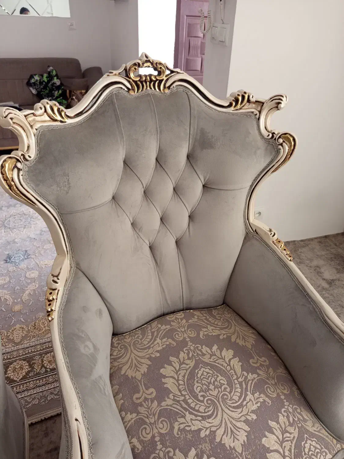 مبل سلطنتی ۹نفره با جلو مبلی|مبلمان خانگی و میز عسلی|ارومیه, |دیوار