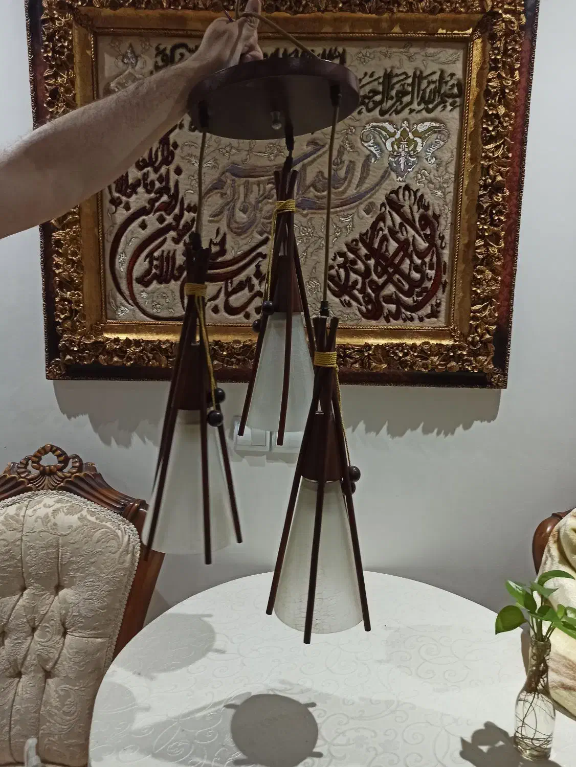 لوستر|لوستر و چراغ آویز|تهران, قیام|دیوار