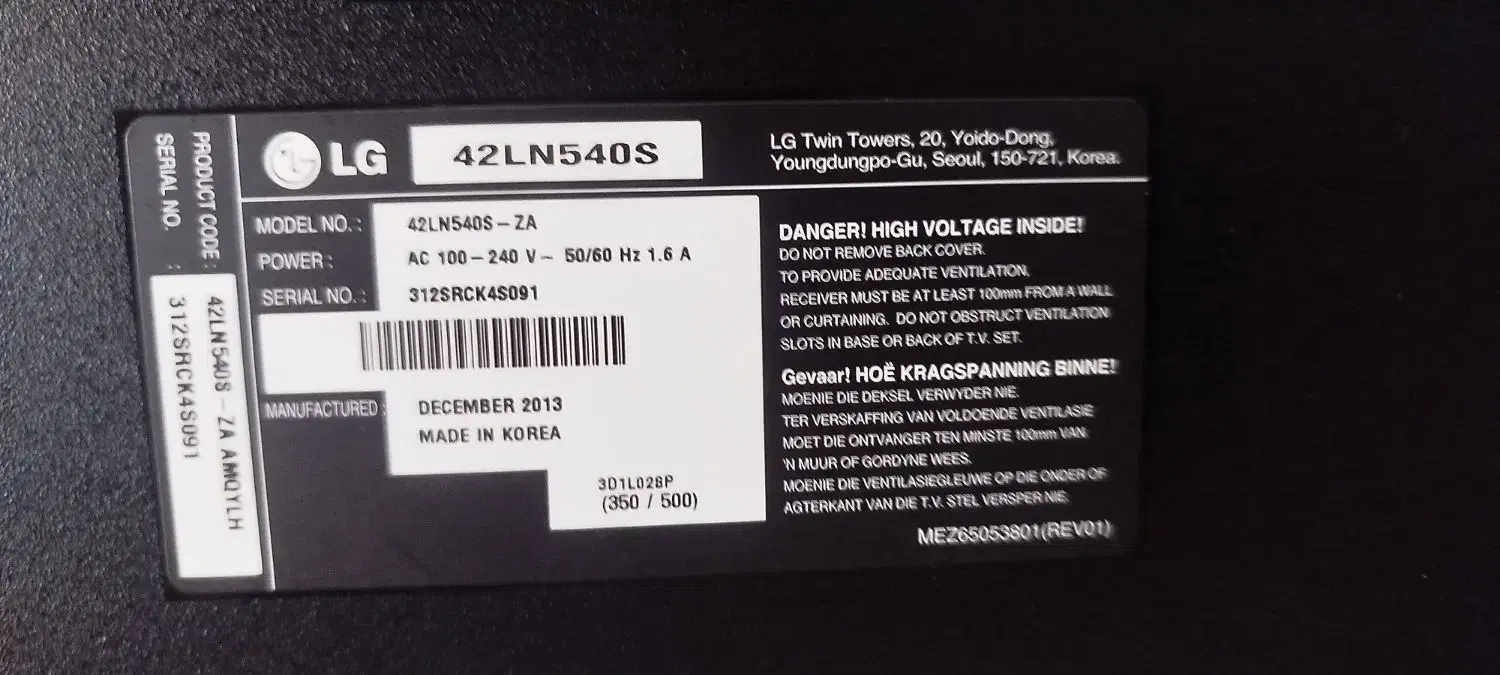 تلویزیون 42LG|تلویزیون و پروژکتور|خاوه, |دیوار