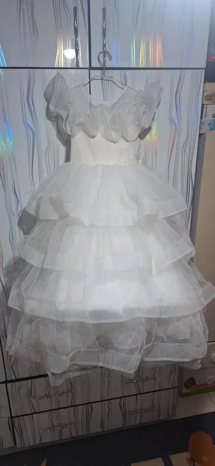 لباس عروس بچگانه|کفش و لباس بچه|قزوین, |دیوار