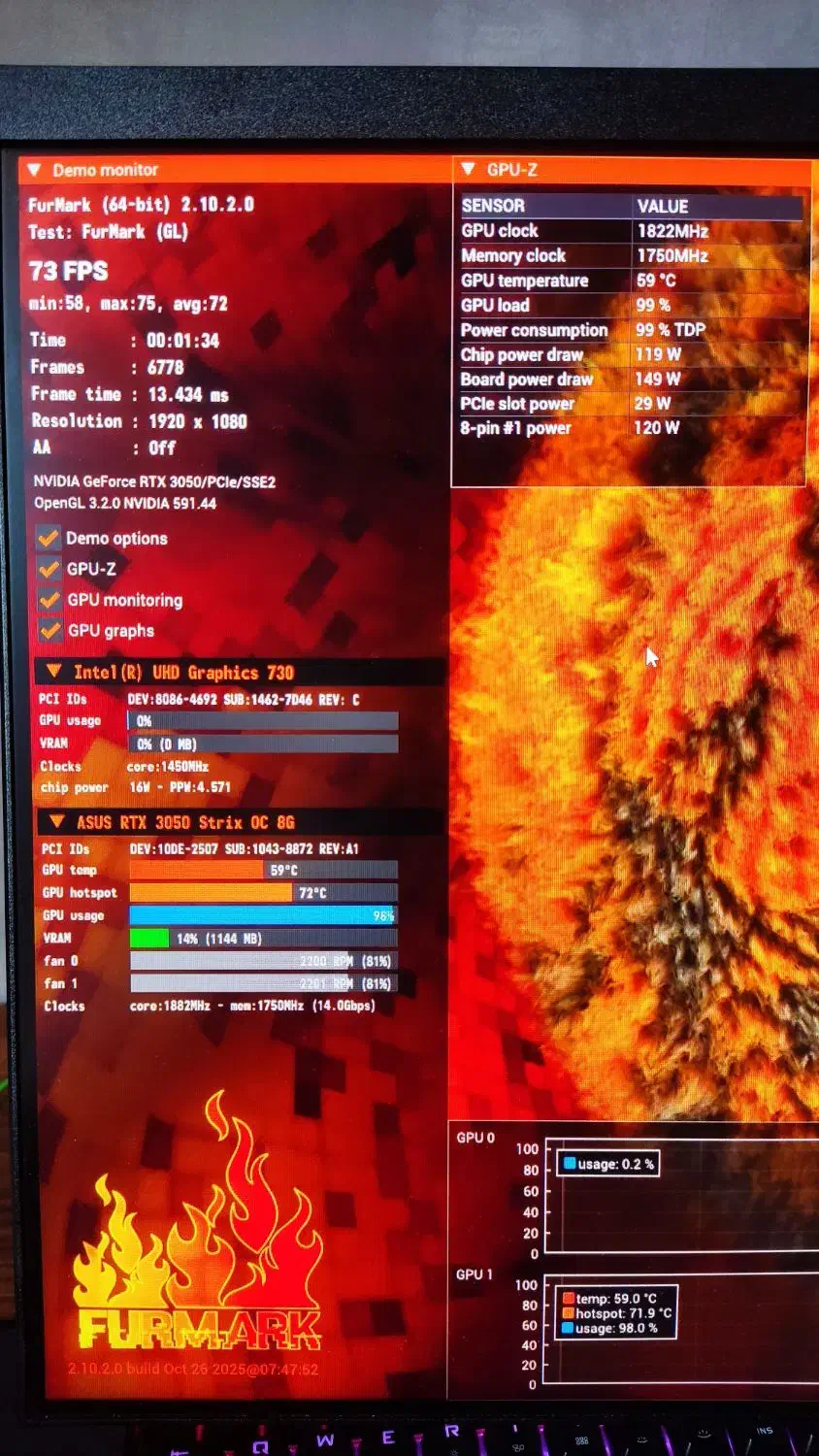 Asus ROG Strix GeForce RTX 3050 OC|قطعات و لوازم جانبی رایانه|گرگان, |دیوار