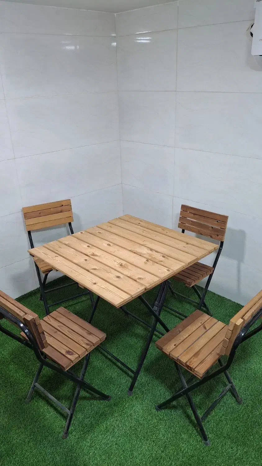 میز و صندلی تاشو|میز و صندلی غذاخوری|آران و بیدگل, |دیوار