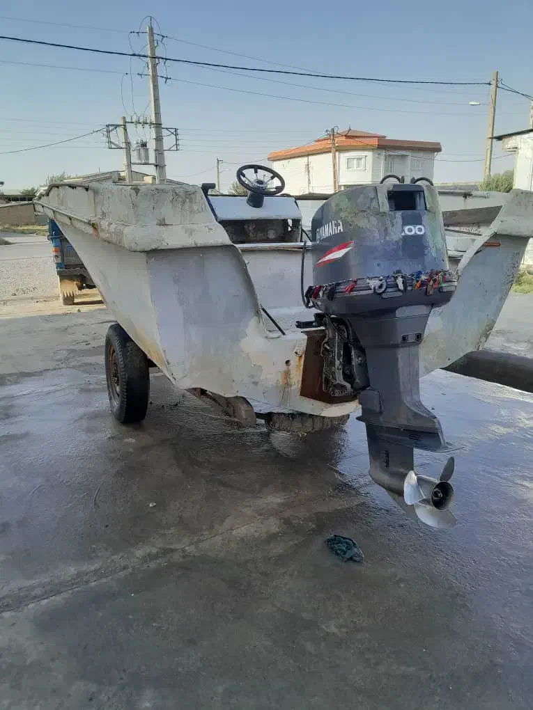 قایق موتوری یاماها۲۰۰|قایق و سایر وسایل نقلیه|گمیشان, |دیوار