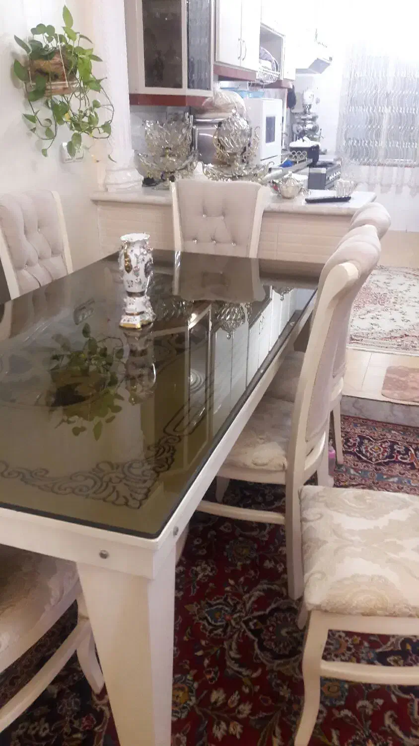 نهارخوری ۸نفره|میز و صندلی غذاخوری|کرمانشاه, |دیوار