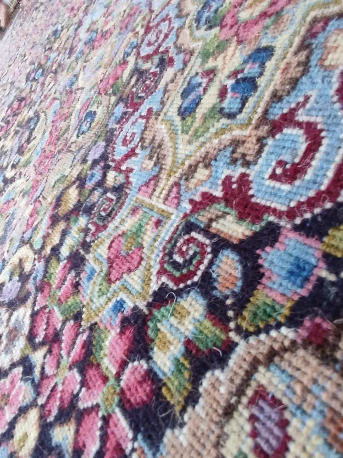 جفت قالی دستباف سرام 9متری|فرش|راور, |دیوار