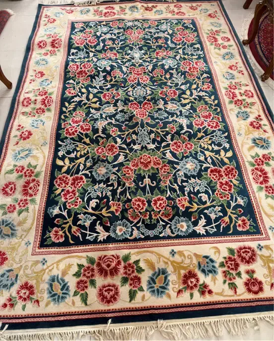 فرش کلکسیونی ابی درباری الماس کویر|فرش|تهران, مشیریه|دیوار