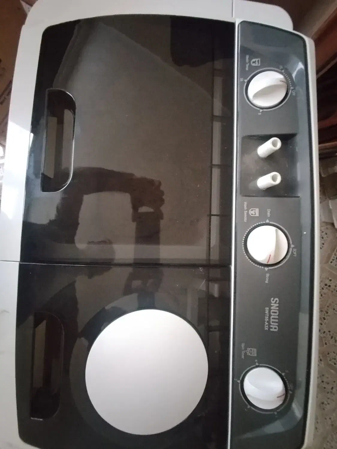 ماشین لباسشویی دوقلو پلمپ اسنوا زیر قیمت|ماشین لباسشویی و خشک‌کن لباس|مرودشت, ثبت احوال|دیوار