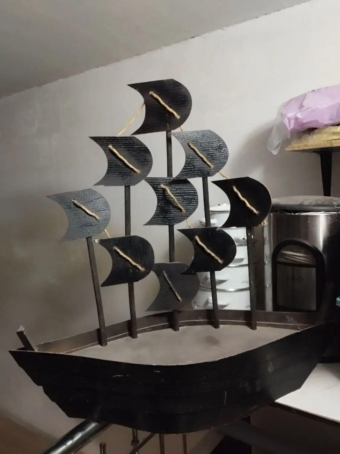 استند قایقی|صنایع دستی و سایر لوازم تزئینی|شاهین‌شهر, فردوسی|دیوار