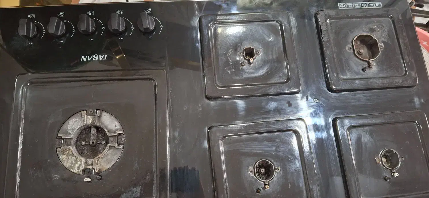 گاز توکار صفحه شیشه ای|اجاق گاز و لوازم برقی پخت‌وپز|آزادشهر, |دیوار