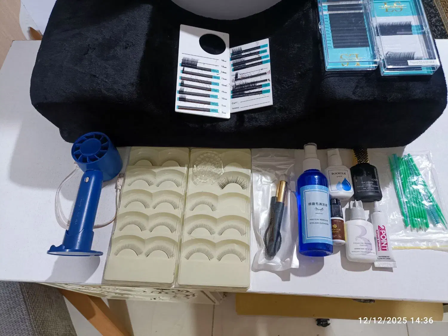 وسایل اکستنشن مژه به همراه آموزش رایگان|آرایشی، بهداشتی، درمانی|شیراز, کوشک میدان|دیوار