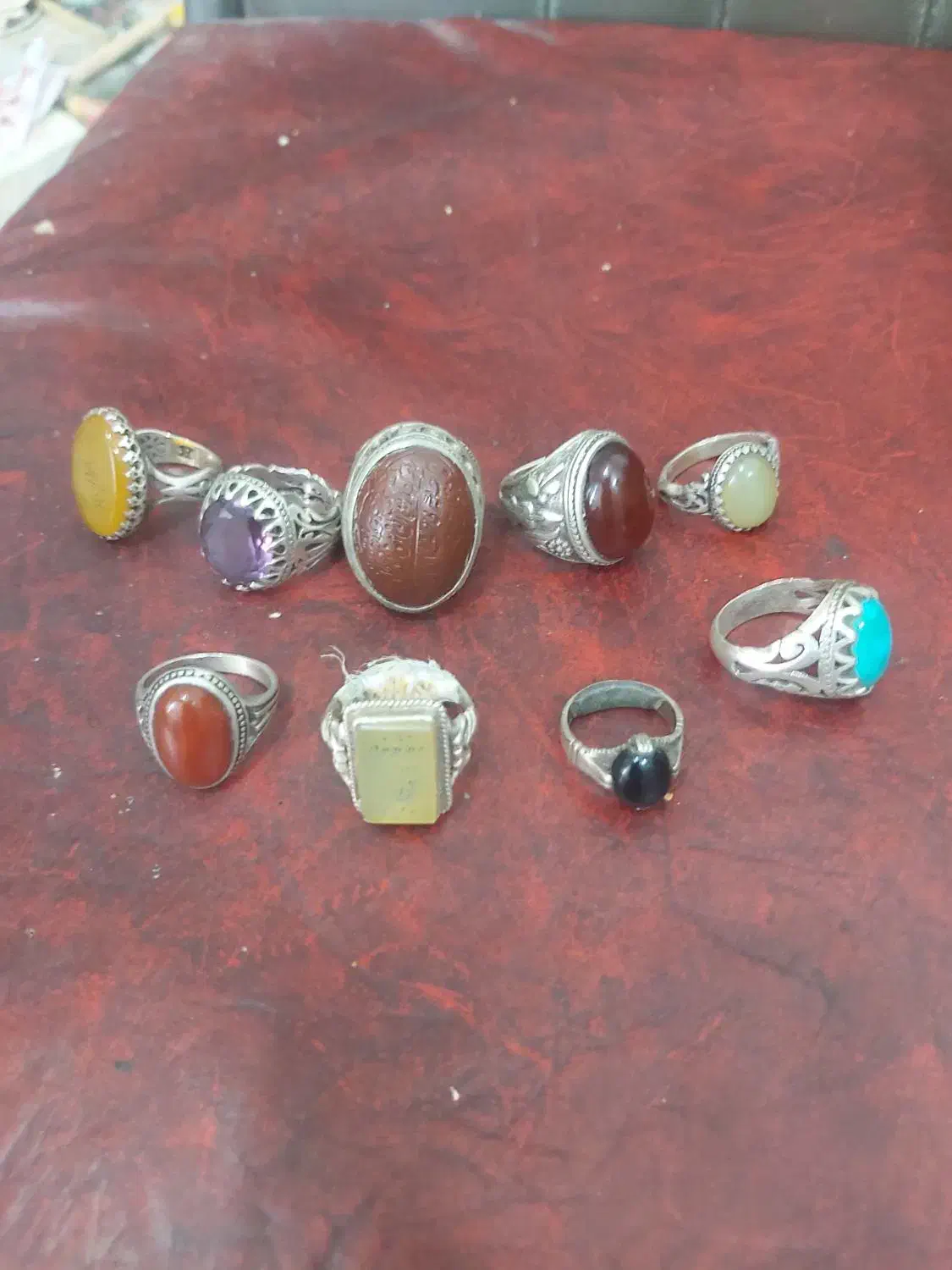 انگشتر نقره عتیقه|کلکسیون اشیاء عتیقه|کرمان, |دیوار