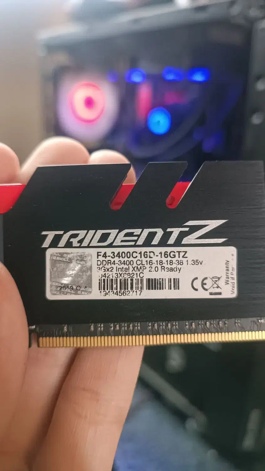 Ram G.skill DDR4 3400 8G×2|قطعات و لوازم جانبی رایانه|تهران, امام حسین|دیوار