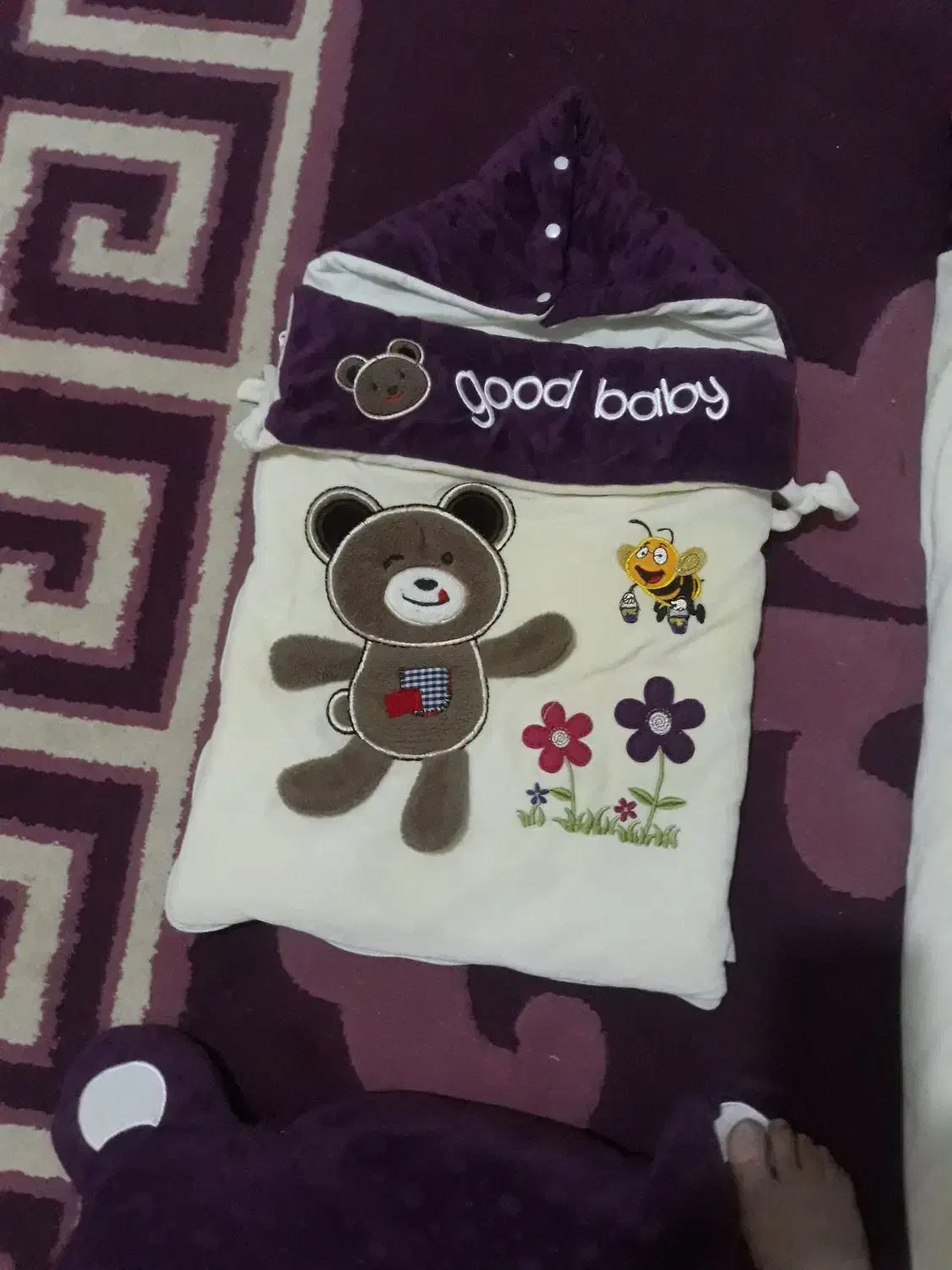 تشک لحاف قنداق فرنگی|اسباب و اثاث بچه|اشتهارد, |دیوار