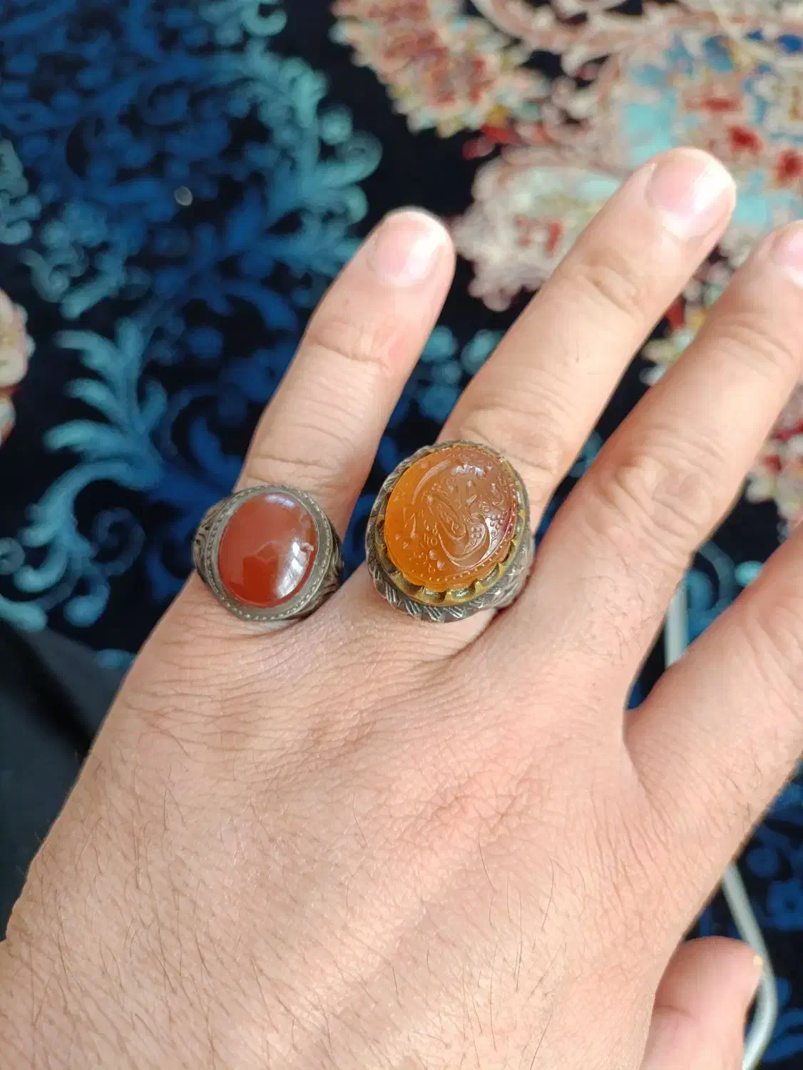 عقیق پرتقالی یمنی|جواهرات|مشهد, همت آباد|دیوار