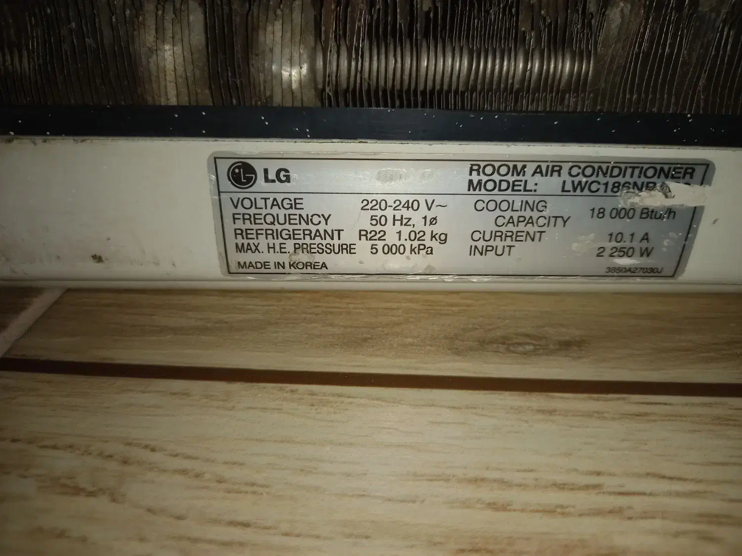 کلرپنجره ایی ۱۸۰۰۰هزارال جی|کولر گازی و فنکوئل|عسلویه, |دیوار