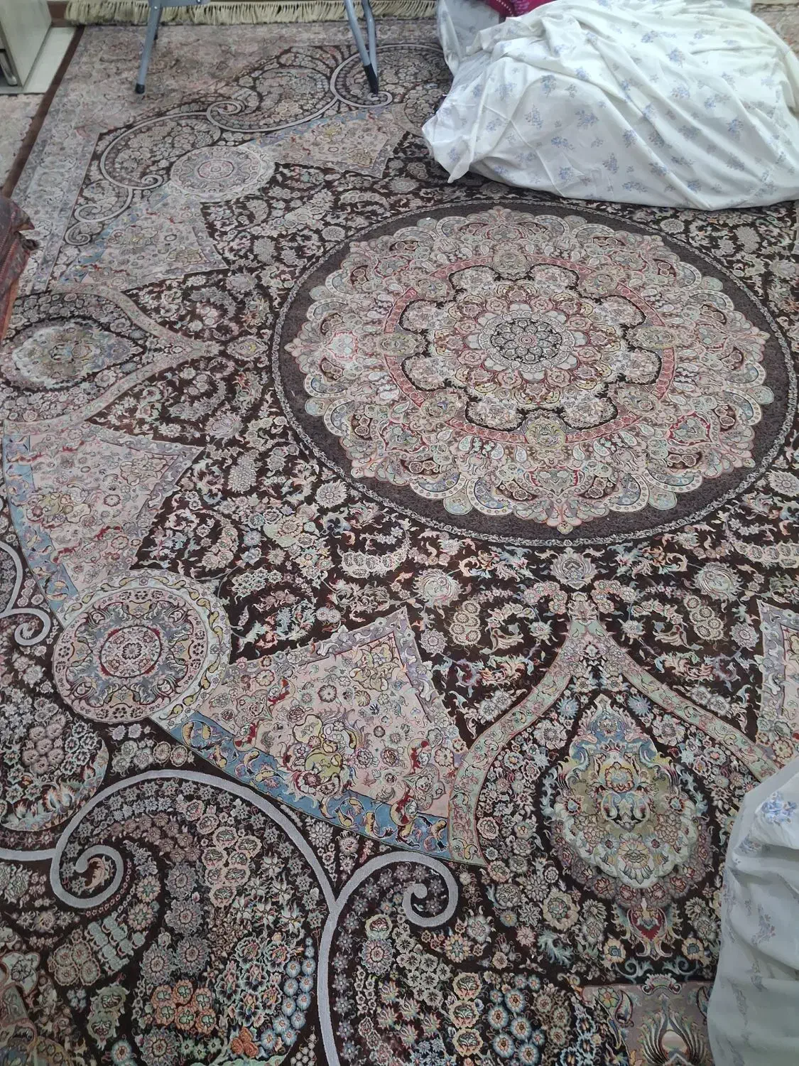 ۲تخته فرش۱۲متری ۱۲۰۰شانه|فرش|گلستان (تهران), |دیوار