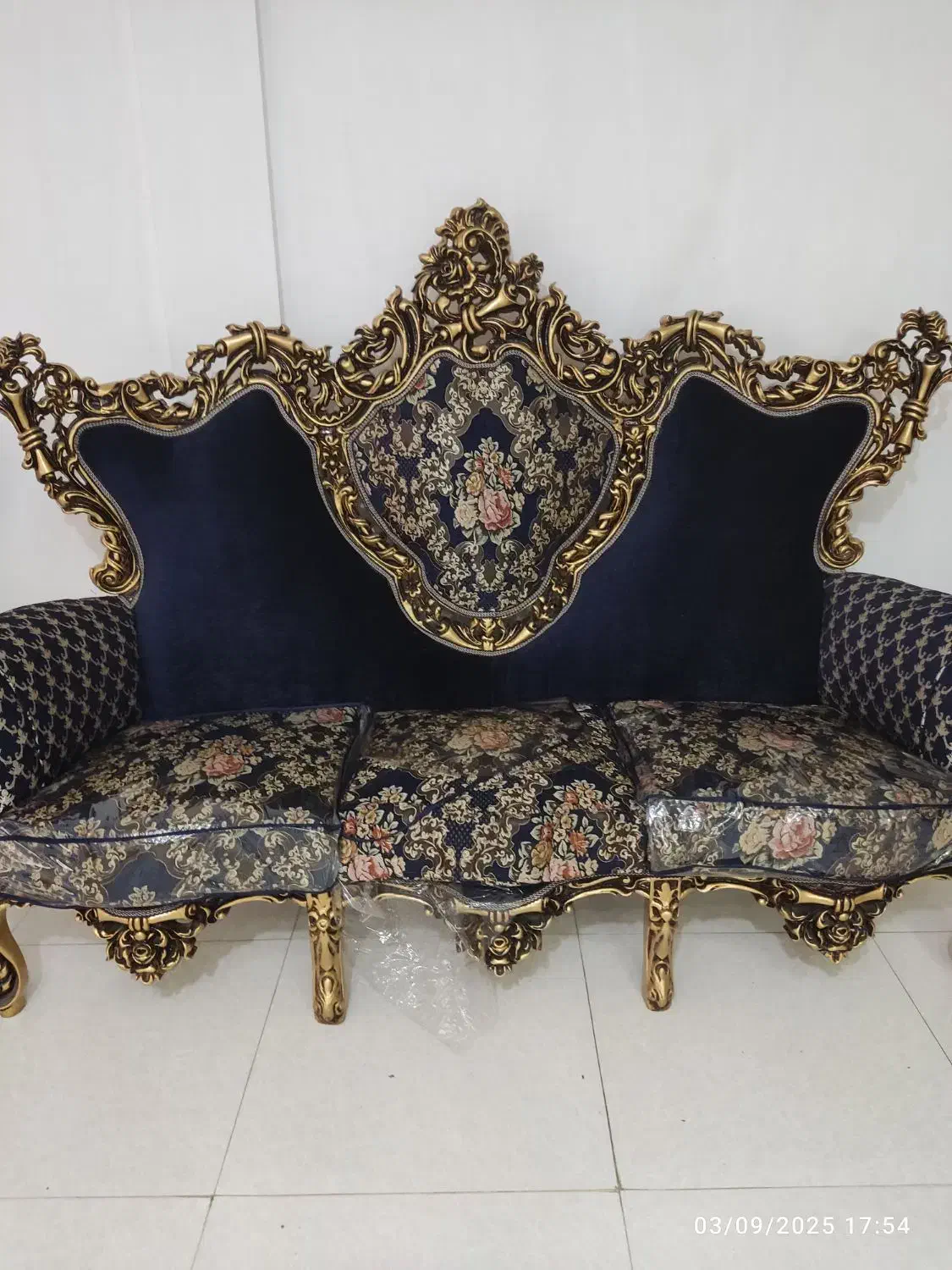 مبل سلطنتی 9 نفره|مبلمان خانگی و میز عسلی|نورآباد, |دیوار