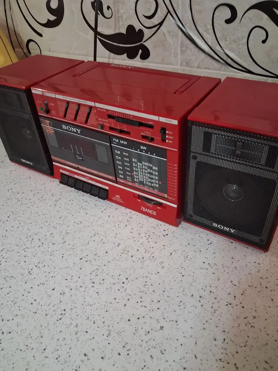 رادیو کاست سونی ژاپن درحد بارادیو۷موج|سیستم صوتی خانگی|کرج, گوهردشت|دیوار