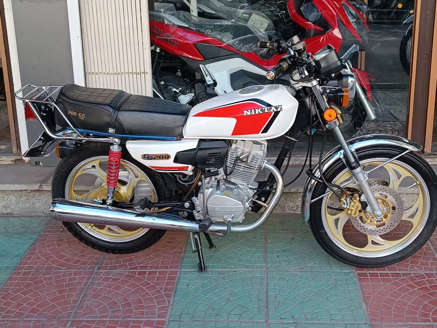 موتور نیکتاز جفت دیسک 200cc مدل 1403 بازدید پاوه|موتورسیکلت|جوانرود, |دیوار