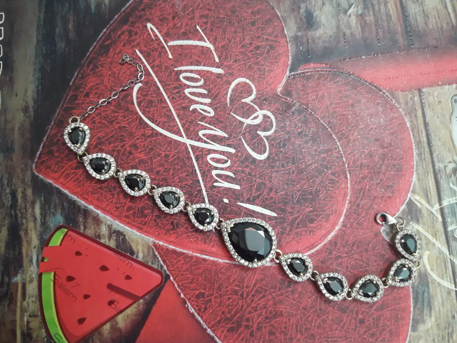 دستبند تمام نگین با سنگ زینتی|جواهرات|تهران, ترمینال غرب|دیوار