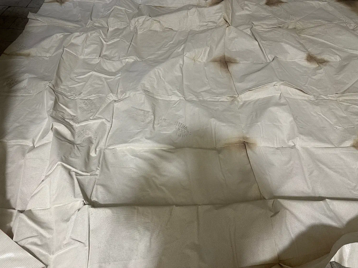 پرده برزنتی مناسب درب تعمیرگاه|پرده، رانر، رومیزی|تبریز, |دیوار