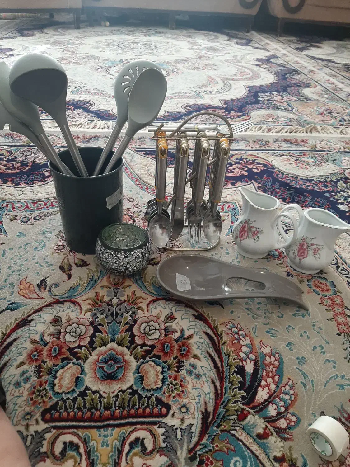 ست کفگیر سیلیکونی|حراج|بروجرد, |دیوار