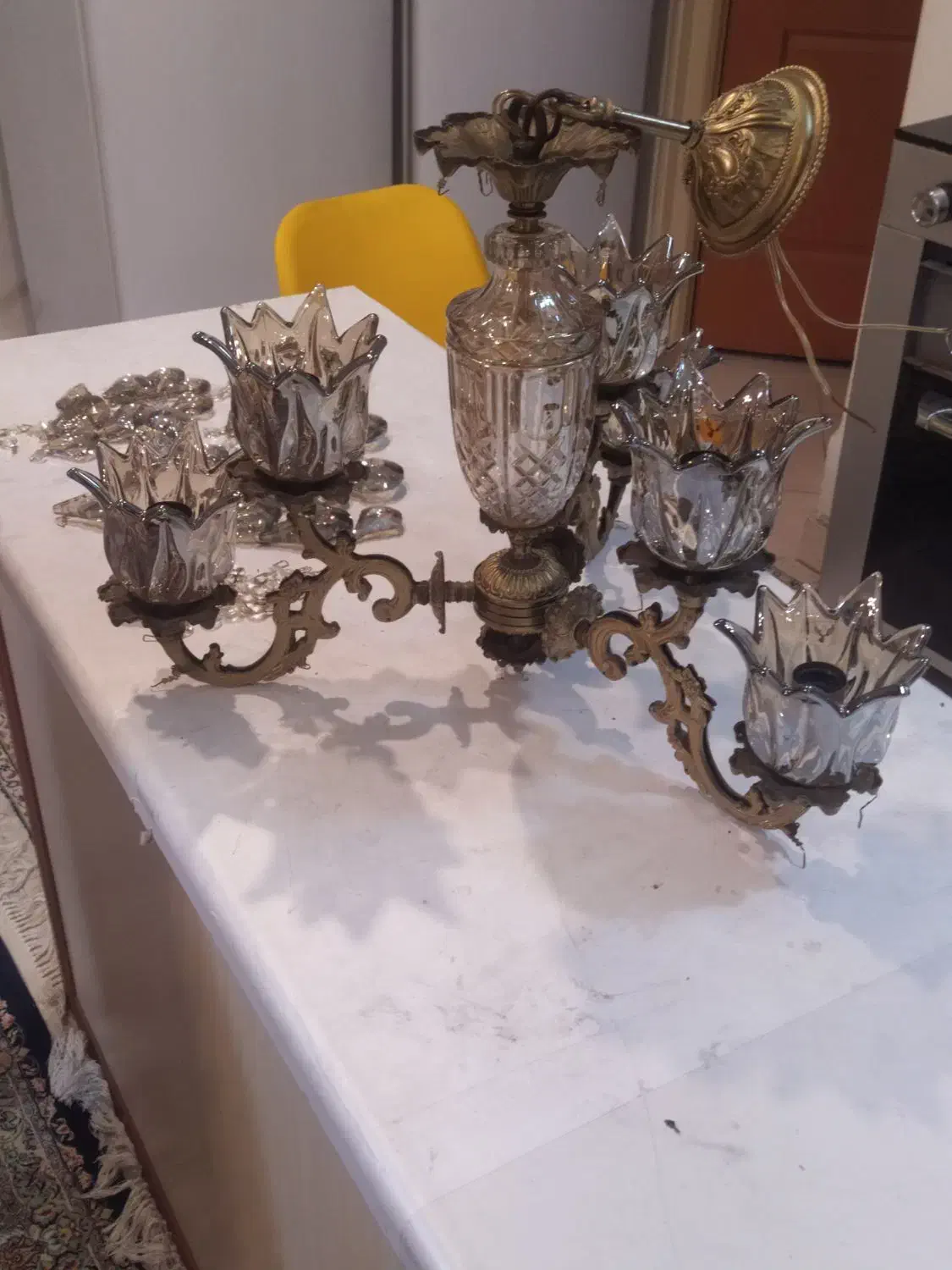 لوستربرنجی|لوستر و چراغ آویز|تهران, سلسبیل شمالی|دیوار