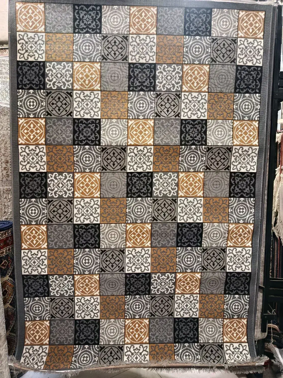 گلیم ۴متری|گلیم، جاجیم، گبه|مشکین‌دشت, |دیوار