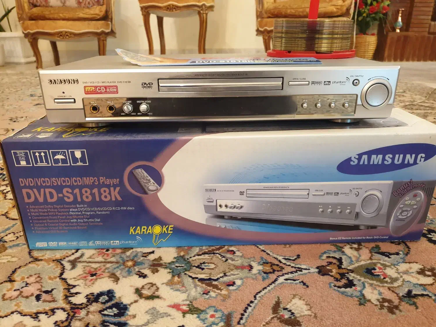 دستگاه پخش DVD سامسونگ نو|پخشکننده DVD و ویدیو|کرمانشاه, |دیوار