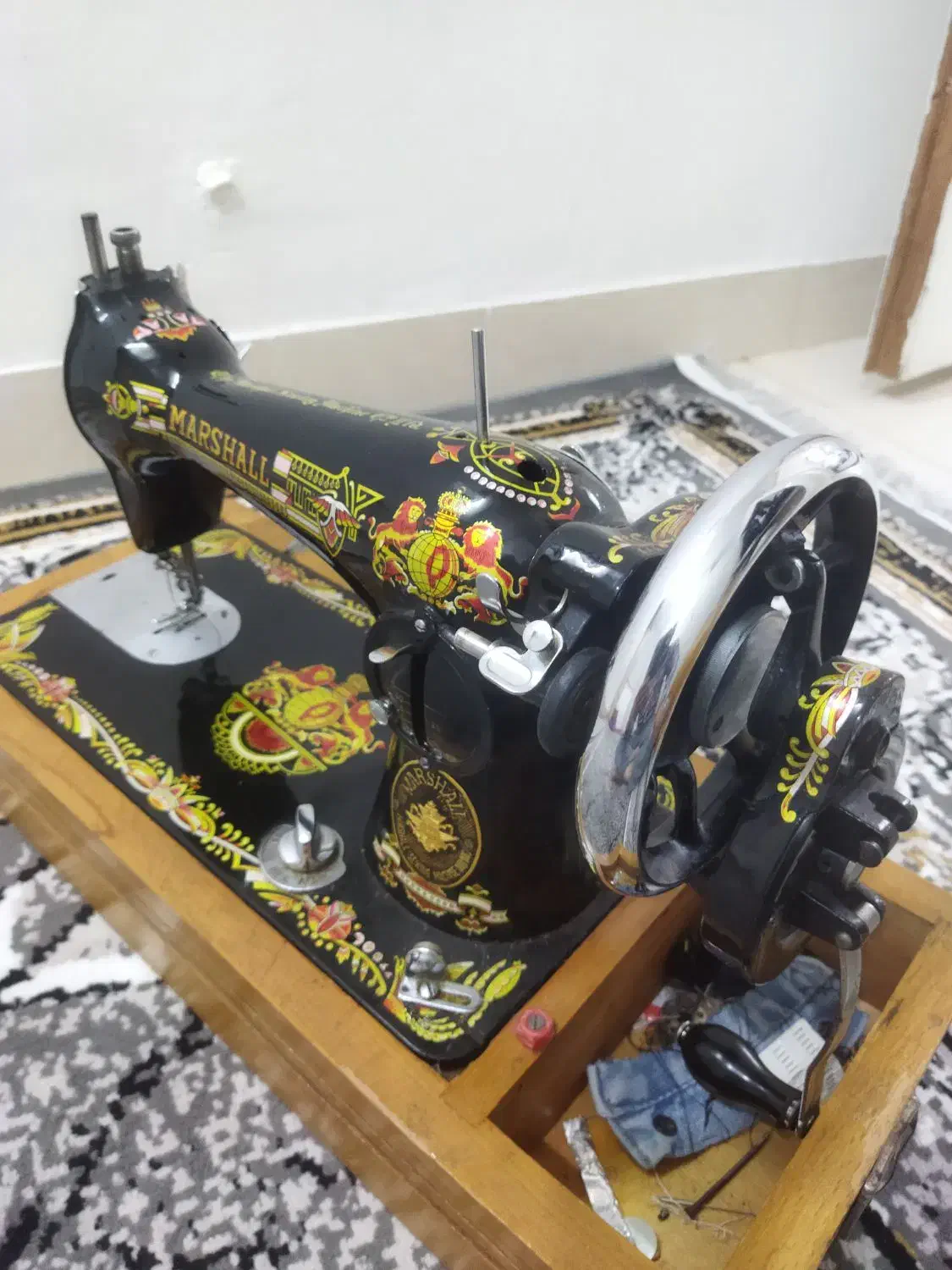 چرخ خیاطی مارشال|چرخ خیاطی و ریسندگی|پاکدشت, پاکدشت (مامازند)|دیوار